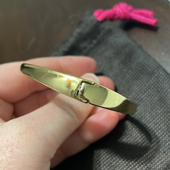 Kate Spade York Spot The Spade Bangle Bracelet with spade and diamond - Picture 9 of 16